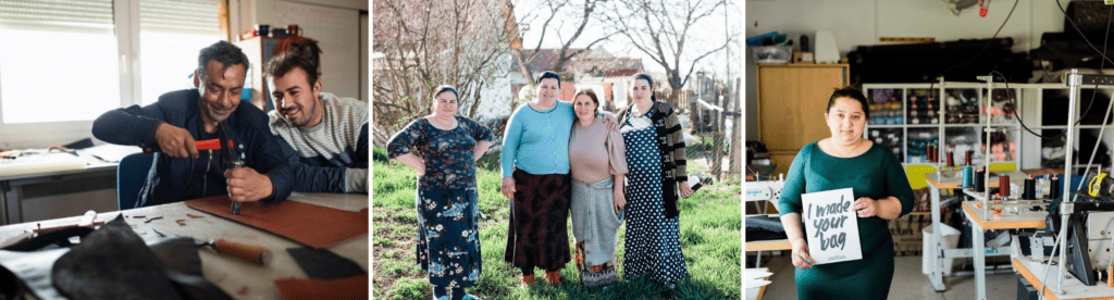 Economically-marginalised producers from a Roma community